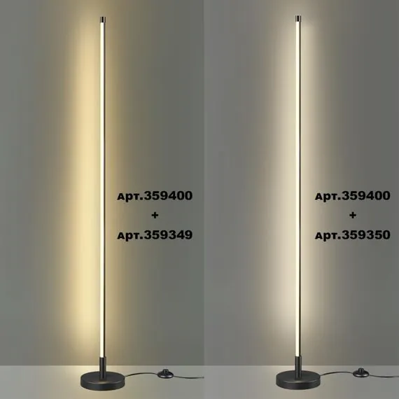 NOVOTECH 359349 KONST NT24 000 черный Светильник линейный светодиодный IP20 LED 20W 170-265V 3000K 1540Лм VITZ, изображение 4
