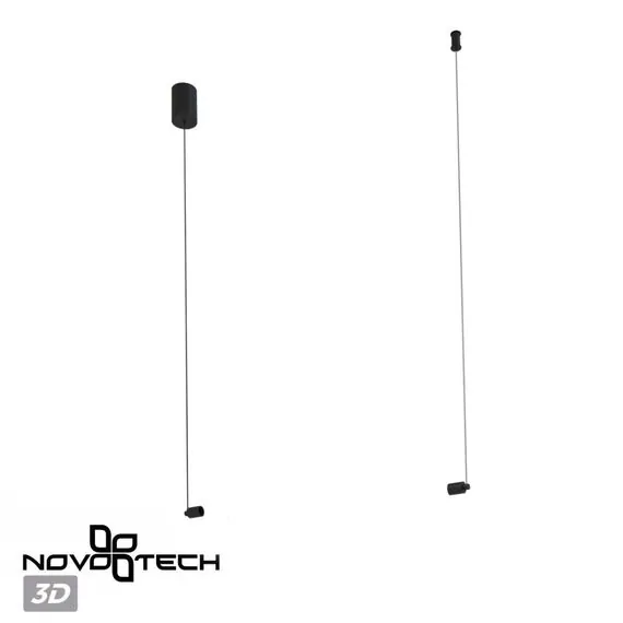 NOVOTECH 359360 KONST NT24 000 черный Корпус накладной с драйвером для подвесного горизонтального монтажа светильников 359343-359358 IP20 8-24W 170-265V VITZ, изображение 8