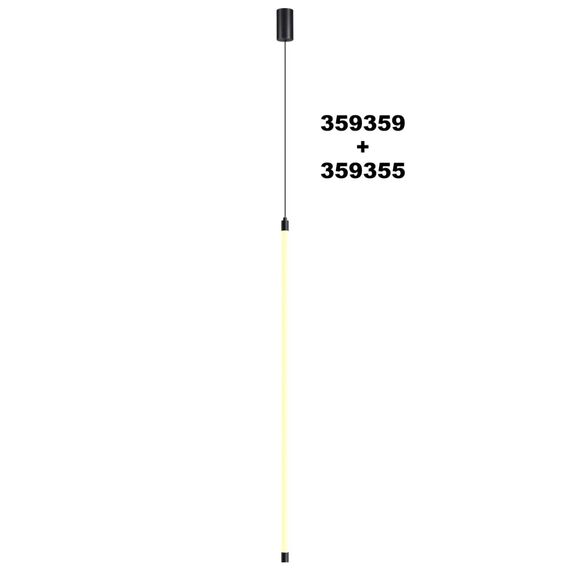 NOVOTECH 359355 KONST NT24 000 черный Светильник линейный светодиодный IP20 LED 15W 170-265V 3000K 1232Лм VITZ, изображение 7