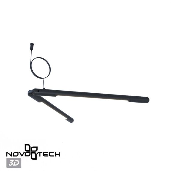 NOVOTECH 359390 KONST NT24 черный Ввод питания с гибким угловым соединителем «L» и проводом-подвесом (длина провод – 2м) без базы IP20 48V GLAT, изображение 5