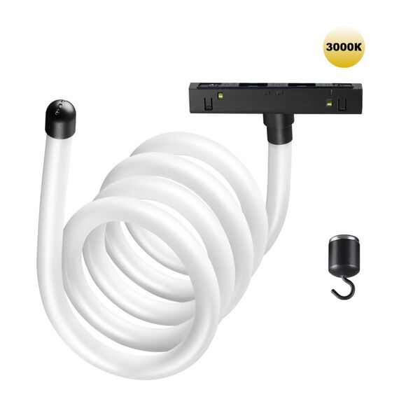 NOVOTECH 359139 KONST NT23 069 черный Трековый светильник для низковольтного шинопровода FLUM 3000K IP20 LED 25W 48V 2500Лм RAMO