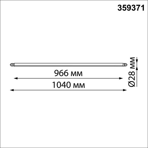 NOVOTECH 359371 KONST NT24 черный 000 Светильник диммир. со сменой цв. температ. (управл. - пульт ДУ или прилож. Smart Life) IP20 LED 24W 48V 3000-6000К GLAT, изображение 2
