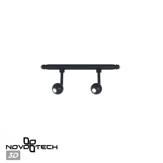 NOVOTECH 359375 KONST NT24 черный 000 Светильник диммир. со сменой цв. температ. (управл. - пульт ДУ или прилож. Smart Life) IP20 LED 14W 48V 3000-6000К GLAT, изображение 6