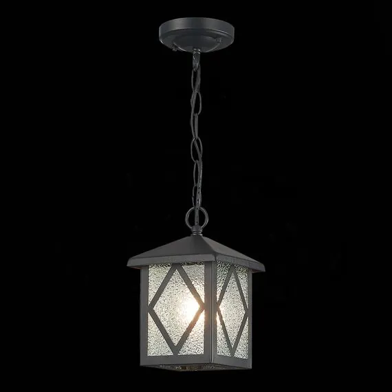 ST LUCE SL084.403.01 Светильник уличный подвесной ST-Luce Черный/Черный, Прозрачный E27 1*60W, изображение 6