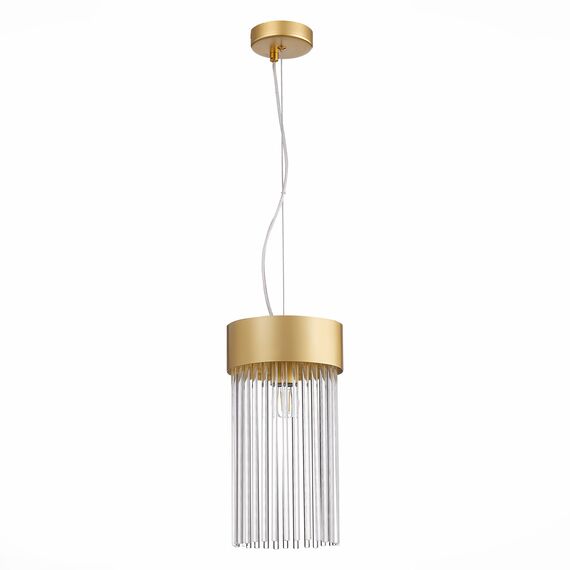 ST LUCE SL1225.203.01 Светильник подвесной ST-Luce Золотистый/Золотистый, Прозрачный E27 1*60W, изображение 2