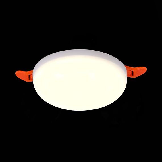ST LUCE ST700.538.08 Светильник встраиваемый. Белый LED 1*8W 3000K 690Lm Ra80 180° IP44 D90xH20 85-265V, изображение 11