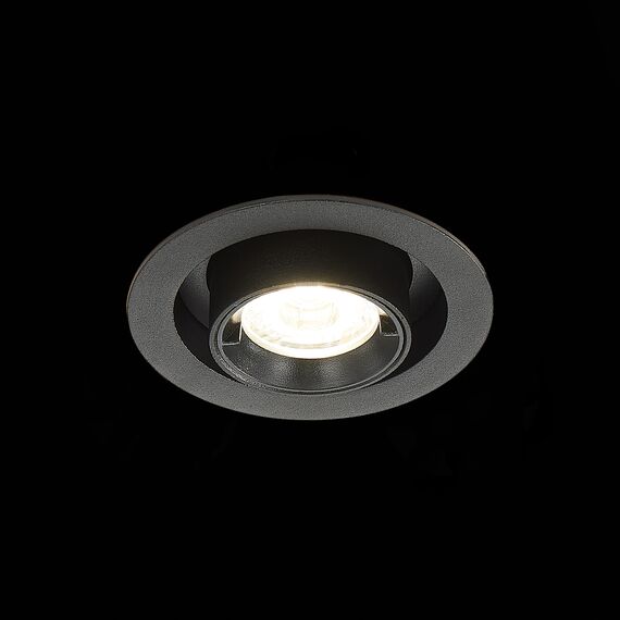 ST LUCE ST702.348.12 Светильник встраиваемый. Черный LED 1*12W 4000K 900Lm Ra80 24° IP20 D90xH92 180-240V, изображение 5