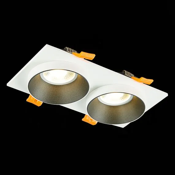 ST LUCE ST206.528.02 Светильник встраиваемый. Белый GU10 2*50W  IP20 L175xW92xH38 220V Без ламп, изображение 4