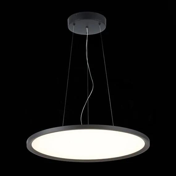ST LUCE ST602.443.56 Светильник подвесной Черный LED 1*56W 4000K 5 040Lm Ra>80 120 IP20 D600xH36 185-265V, изображение 3