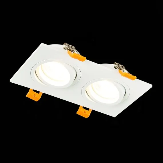ST LUCE ST251.508.02 Светильник встраиваемый. Белый GU10 2*50W  IP20 L170xW92xH27 220V Без ламп, изображение 4