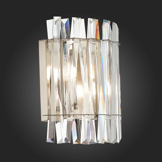 ST LUCE SL1170.101.02 Бра ST-Luce Никель/Прозрачный E14 2*40W FABIO, изображение 2