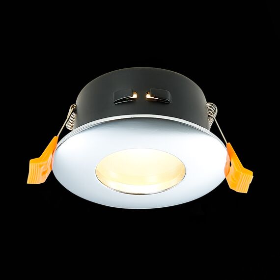 ST LUCE ST213.108.01 Светильник встраиваемый. Хром GU10 1*50W  IP44 D84xH50 220V Без ламп, изображение 5