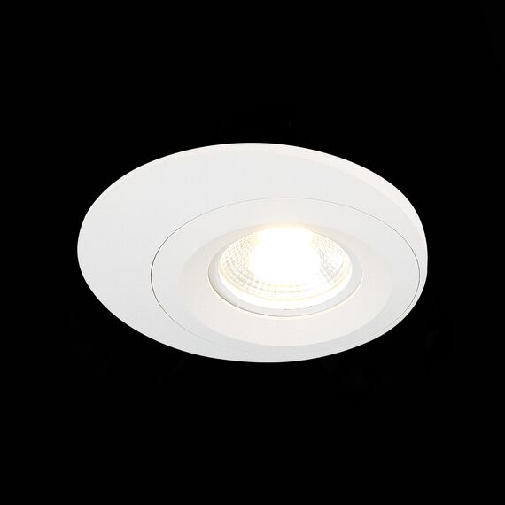 ST LUCE ST216.508.01 Светильник встраиваемый. Белый GU10 1*7W IP20 D100xH23 220V Без ламп, изображение 5