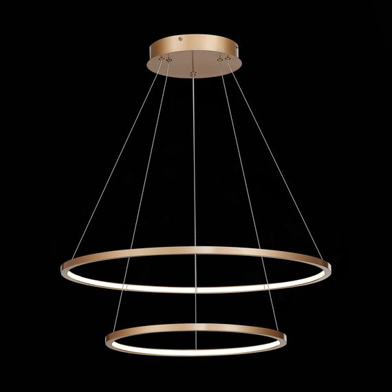 ST LUCE ST603.243.56 Светильник подвесной ST-Luce Золотистый/Белый LED 1*56W 4000K, изображение 4