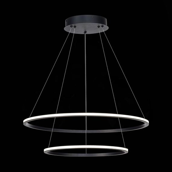 ST LUCE ST604.443.56 Светильник подвесной ST-Luce Черный/Белый LED 1*56W 4000K, изображение 4