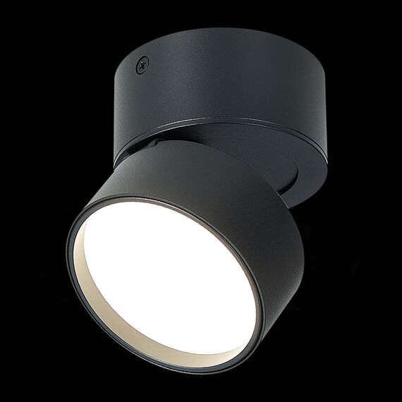 ST LUCE ST651.442.09 Светильник потолочный поворотный Черный LED 1*9W 4000K 720Lm Ra>90 120° IP20 D85xH87 17, изображение 5