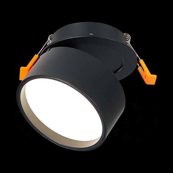 ST LUCE ST651.448.09 Встраиваемый поворотный светильник Черный LED 1*9W 4000K 720Lm Ra>90 120° IP20 D85xH68, изображение 5