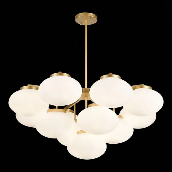 ST LUCE SL1503.203.13 Люстра подвесная ST-Luce Золотистый/Белый E27 13*40W, изображение 4