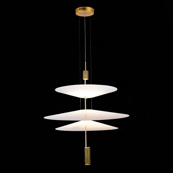 ST LUCE SL6101.223.01 Люстра подвесная ST-Luce Золотистый/Белый LED 1*15W 3000K, изображение 6