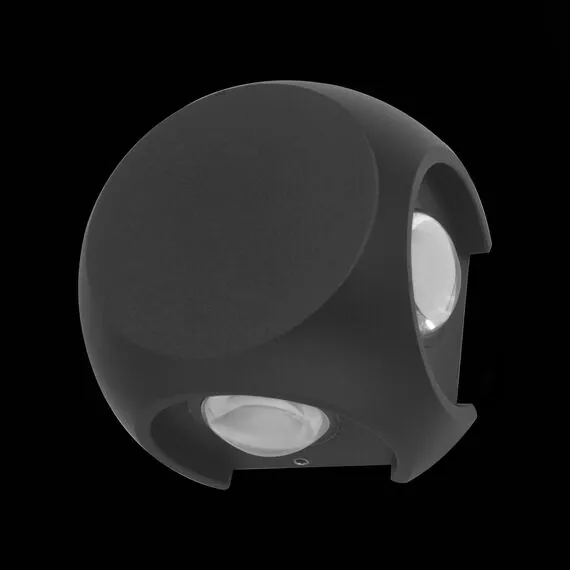 ST LUCE SL9505.401.01 Светильник уличный настенный ST-Luce Черный/Черный LED 1*4W 4000K, изображение 4