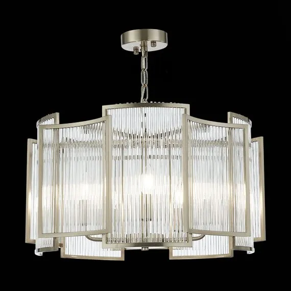 ST LUCE SL1234.103.05 Люстра подвесная ST-Luce Никель/Прозрачный, Никель E14 5*60W, изображение 5
