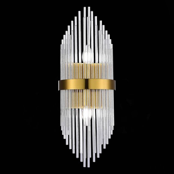ST LUCE SL1178.201.02 Бра ST-Luce Золотистый/Золотистый, Прозрачный E14 2*40W, изображение 5