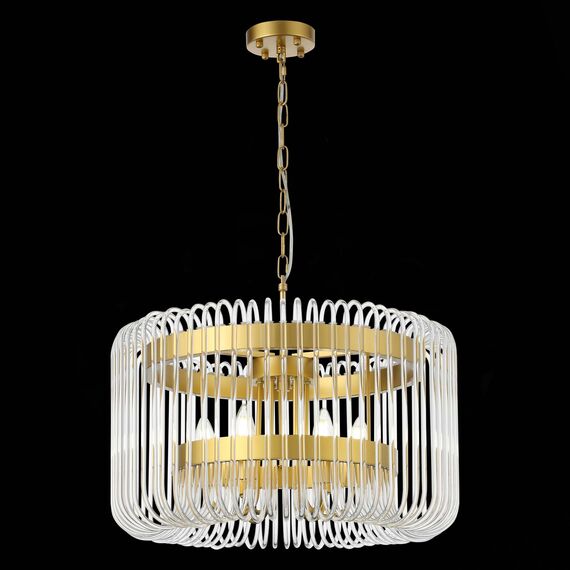 ST LUCE SL1228.203.06 Люстра подвесная ST-Luce Золотистый/Прозрачный E14 6*40W, изображение 5