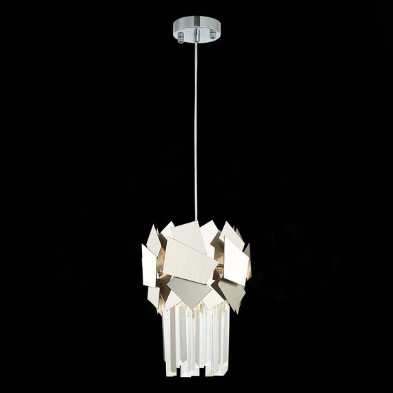 ST LUCE SL1232.103.01 Подвес ST-Luce Хром/Прозрачный, Хром E14 1*60W, изображение 4