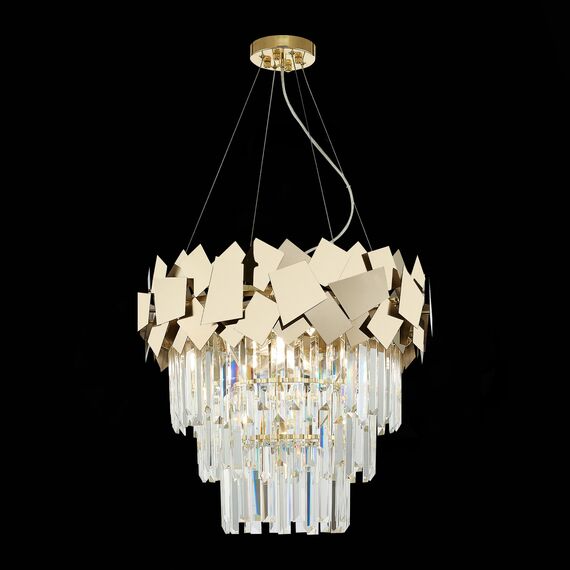 ST LUCE SL1232.203.06 Светильник подвесной ST-Luce Золотистый/Прозрачный, Золотистый E14 6*60W CASERTA