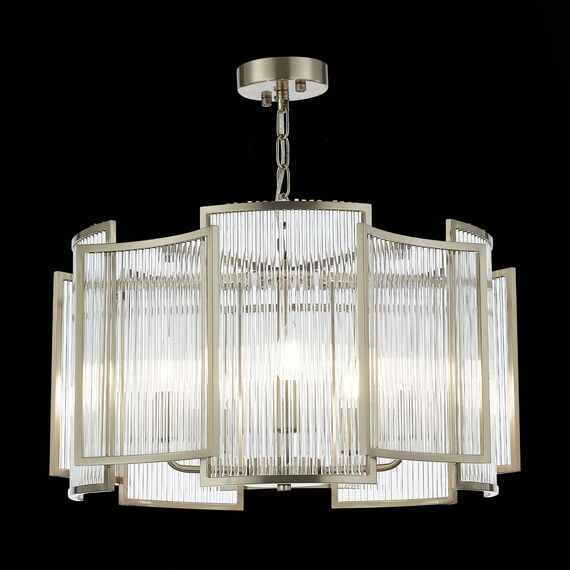 ST LUCE SL1234.103.05 Люстра подвесная ST-Luce Никель/Прозрачный, Никель E14 5*60W, изображение 5