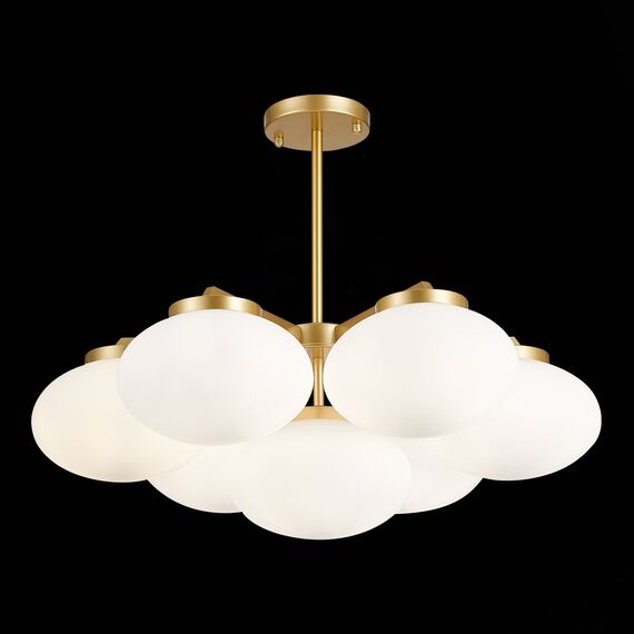 ST LUCE SL1503.203.07 Люстра подвесная ST-Luce Золотистый/Белый E27 7*40W, изображение 5