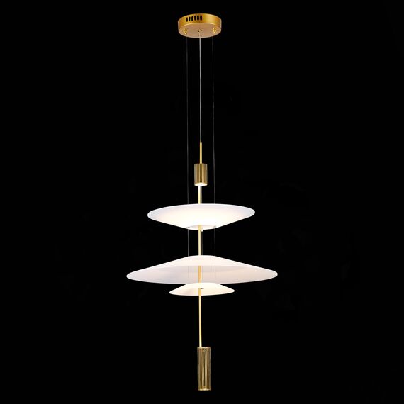 ST LUCE SL6101.213.01 Люстра подвесная ST-Luce Золотистый/Белый LED 1*15W 3000K, изображение 5