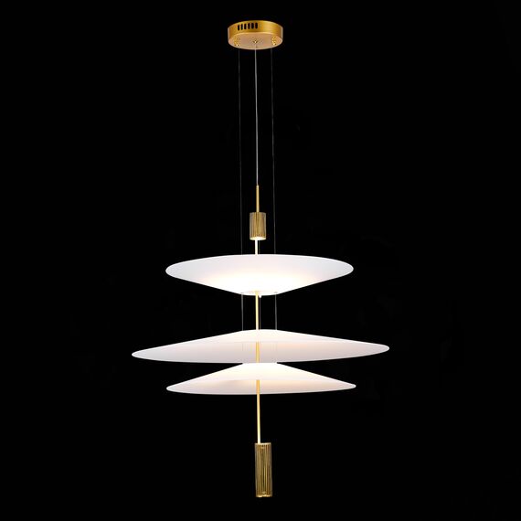 ST LUCE SL6101.223.01 Люстра подвесная ST-Luce Золотистый/Белый LED 1*15W 3000K, изображение 6