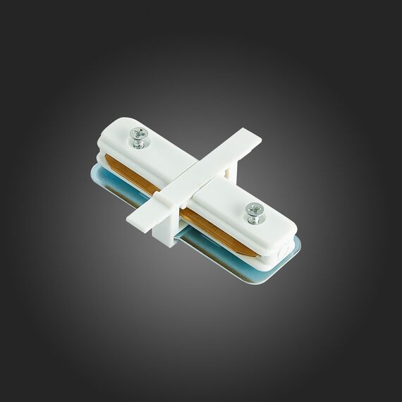 ST LUCE ST013.519.00 Коннектор прямой для однофазного встраиваемого шинопровода Белый, изображение 5