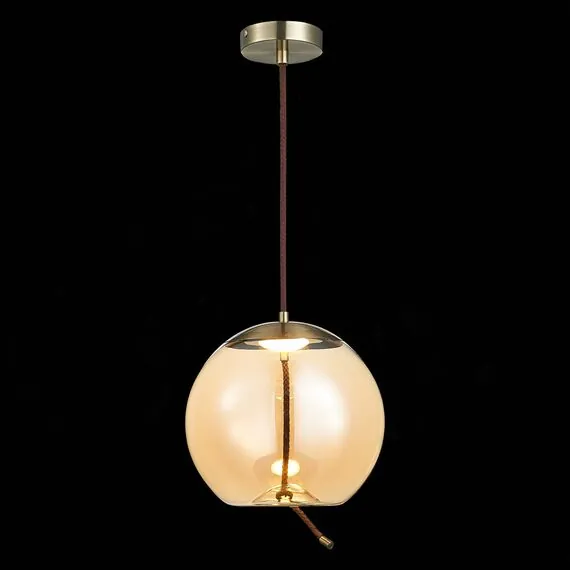 ST LUCE SL6108.313.01 Люстра подвесная ST-Luce Бронза/Янтарный LED 1*10W 3000K, изображение 5
