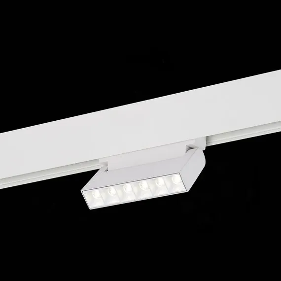 ST LUCE ST364.546.06 Магнитный трековый светильник белый LED 1*6W 4000K 532Lm Ra>80 36° IP20 L120xW22xH108 4, изображение 5
