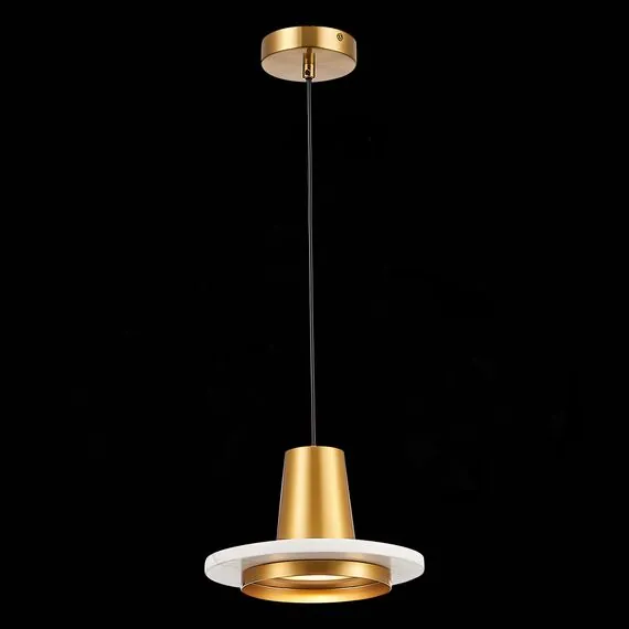 ST LUCE SL1212.203.01 Подвес ST-Luce Латунь/Латунь, Белый LED 1*12W 3000K, изображение 5