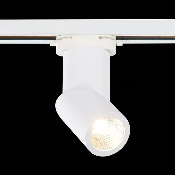 ST LUCE ST650.536.10 Светильник трековый Белый LED 1*10W 3000K 800Lm Ra>90 38° IP20 D60xH190 165-265V, изображение 6