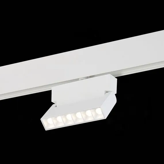 ST LUCE ST362.546.06 Магнитный трековый светильник белый LED 1*6W 4000K 532Lm Ra>80 36° IP20 L120xW22xH134 4, изображение 5