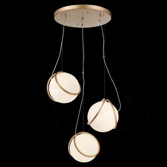 ST LUCE SL1181.353.03 Светильник подвесной ST-Luce Латунь/Латунь, Белый E27 3*40W, изображение 5