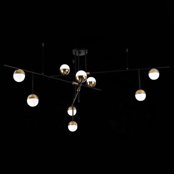 ST LUCE SL1507.422.09 Люстра потолочная ST-Luce Черный/Белый, Золотистый G9 9*5W 4000K, изображение 5