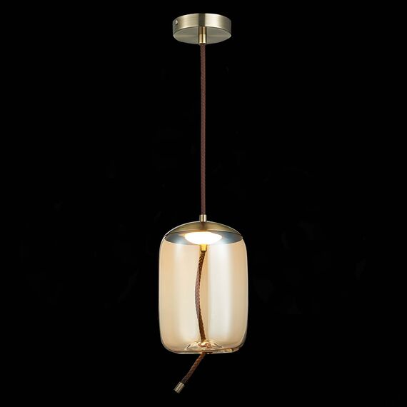 ST LUCE SL6108.323.01 Люстра подвесная ST-Luce Бронза/Янтарный LED 1*10W 3000K, изображение 5