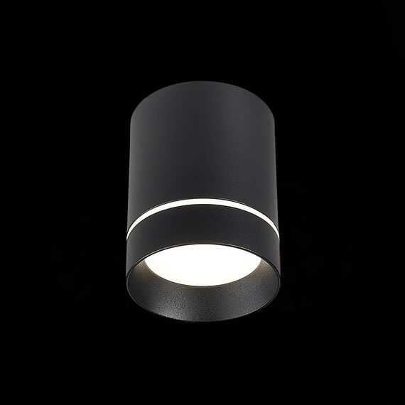ST LUCE ST115.442.07 Светильник потолочный Черный LED 1*7W 4000K 490Lm Ra>90 120° IP20 D79xH100 170-240V, изображение 5