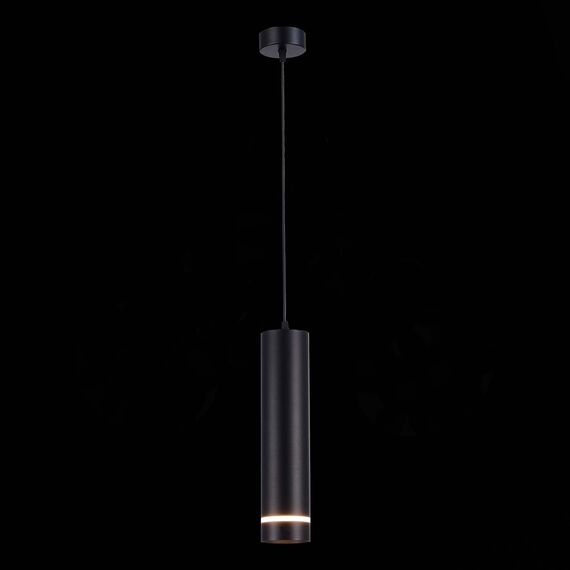 ST LUCE ST115.443.12 Светильник подвесной Черный LED 1*12W 4000K 936Lm Ra>90 120° IP20 D80xH300 165-265V, изображение 6