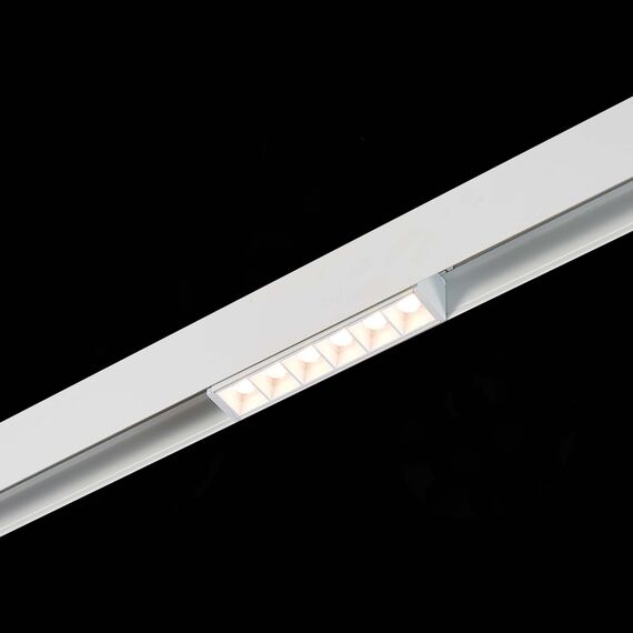 ST LUCE ST361.536.06 Магнитный трековый светильник белый LED 1*6W 3000K 532Lm Ra>80 36° IP20 L115xW22xH44 48, изображение 5
