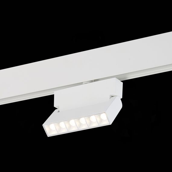 ST LUCE ST362.546.06 Магнитный трековый светильник белый LED 1*6W 4000K 532Lm Ra>80 36° IP20 L120xW22xH134 4, изображение 6
