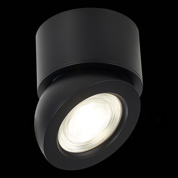 ST LUCE ST654.432.10 Светильник потолочный Черный LED 1*10W 3000K 850Lm Ra>90 38° IP20 D95xH96 180-240V, изображение 7