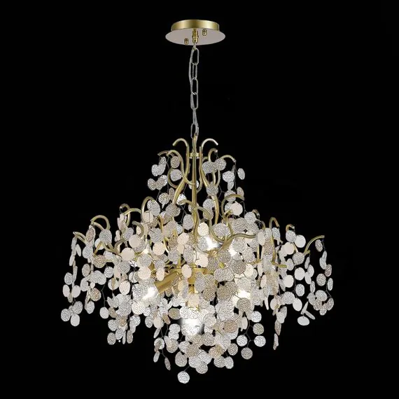 ST LUCE SL1650.303.08 Люстра подвесная ST-Luce Латунь/Прозрачный, Золотой E14 8*60W, изображение 4