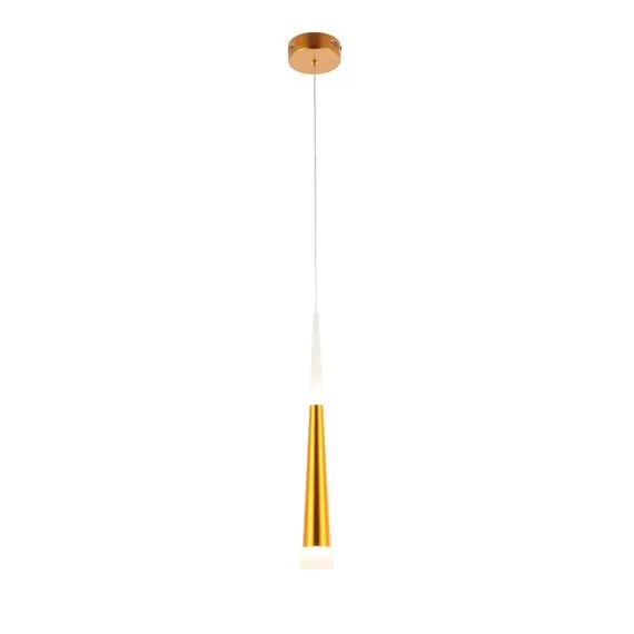 EVOLUCE SLE200103-01 Подвес Золотистый/Золотистый, Белый LED 1*7W 3000K
