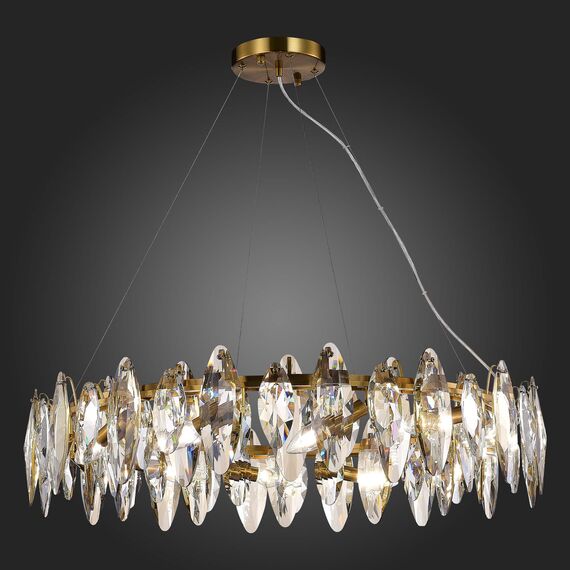 ST LUCE SL1227.303.12 Люстра подвесная ST-Luce Латунь/Прозрачный E14 12*40W, изображение 5
